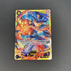Sabo OP07-118 Secret Rare Foil English One Piece Card - Image 1