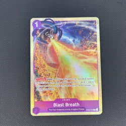 Blast Breath ST04-016 Best Selection vol.1 Alternative Art One Piece CCG - Image 1