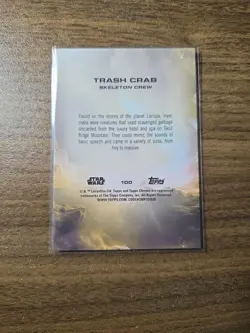 Topps Chrome Star Wars Trash Crab Debut Orange Refractor 21/25 - Image 3