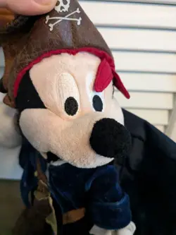 Disneyland Parks Plush Pirates Of The Caribbean Mickey Mouse Fanny Pack 10" - Image 2