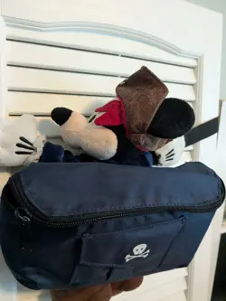 Disneyland Parks Plush Pirates Of The Caribbean Mickey Mouse Fanny Pack 10" - Image 5