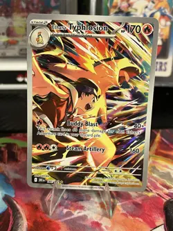 Pokemon Ethan's Typhlosion 190/182 Destined Rivals Illustration Rare Full Art H… - Image 1