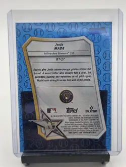 2025 Bowman's Best - Best Tek Jesus Made #BT-27 Blue /75 (RC) - Image 2