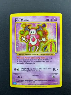 Mr. Mime - 013/034 - CLB - Trading Card Game Classic - NM - Image 1
