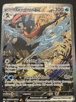 Greninja ex 132 Sv: Scarlet & Violet Promo Cards Holo - Image 1
