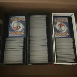 3 ETBs full of bulk. Pokemon TCG Mixed Card Lot. - Image 1