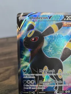 Umbreon V Full Art SWSH07 Evolving Skies 188/203 Holo Ultra Rare Pokemon Card NM - Image 3