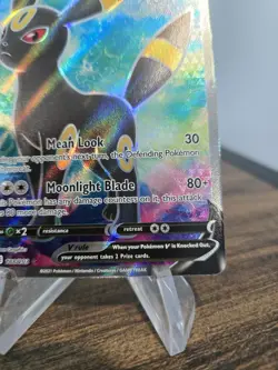 Umbreon V Full Art SWSH07 Evolving Skies 188/203 Holo Ultra Rare Pokemon Card NM - Image 5