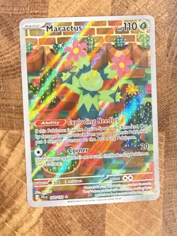 Maractus 160/159 Illustration Rare Pokemon Card Journey Together Pack Fresh NM - Image 1