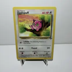 Pokemon Jigglypuff 54/64 Jungle 60 HP Common Regular Unlimited Card 1999 English - Image 1