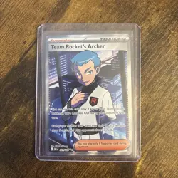 Team Rockets Archer Ultra Rare Full Art Card 223/182 Destined Rivals - Image 1
