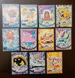 Topps Pokemon Series 3 Non Holo Custom Card Lot X11 - Mixed Condition - Image 1