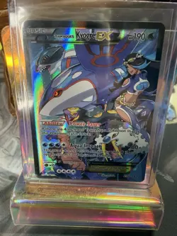Pokemon Team Aqua's Kyogre EX 6/34 Double Crisis Ultra Rare Full Art Holo Card - Image 1