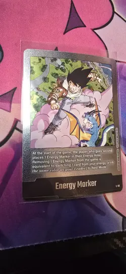 Dragon Ball Super Card Game Energy Marker Son Goku Foil E-80 EN - Image 1
