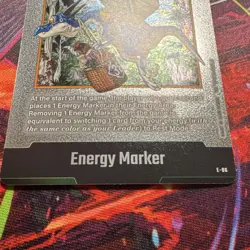 Bandai Dragon Ball Super Card Game Son Goku Energy Marker E-86 Foil - Image 3