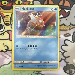 Magikarp 8/18 Holo Rare Detective Pikachu Pokemon Card TCG - Image 1