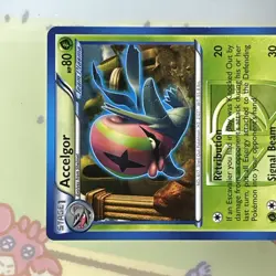 Accelgor 8/101 Regular Rare Plasma Blast Pokemon Card TCG - LP - Image 3