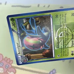 Accelgor 8/101 Regular Rare Plasma Blast Pokemon Card TCG - LP - Image 4