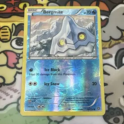 Bergmite 36/114 Reverse Holo Steam Siege Pokemon TCG Card - Image 1