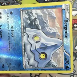 Bergmite 36/114 Reverse Holo Steam Siege Pokemon TCG Card - Image 3