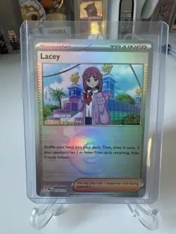 Lacey 114/131 Pokeball Holo - S&V Prismatic Evolutions - Pokemon TCG Card - NM - Image 1