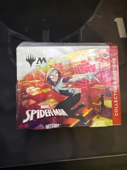NEW Magic The Gathering Marvels Spider-Man Collector Booster Box 12 Packs Sealed - Image 1