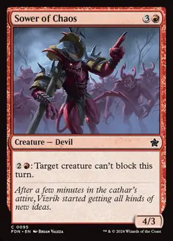 [MTG] Sower of Chaos (0095) (FDN) LP-HP - Image 1