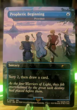 MTG Magic the Gathering Store Promo Prophetic Beginning Final Fantasy - Image 1