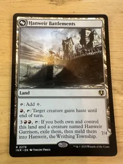 MTG magic 1x Hanweir Battlements (M/NM) Innistrad Remastered - Image 1