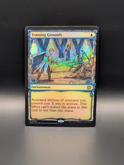 MTG - Training Grounds - FOIL SHOWCASE - Enchantment - MAT #59 - Rare - Image 1