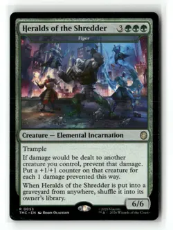 Heralds of the Shredder - Vigor 53 Commander: TMNT Magic: The Gathering NM - Image 1