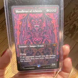 Magic: The Gathering Bloodletter of Aclazotz Borderless Ixalan Mythic English - Image 1