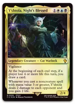 Y'shtola, Night's Blessed (Surge Foil) #226 (NM) Final Fantasy FIC Magic MTG - Image 1