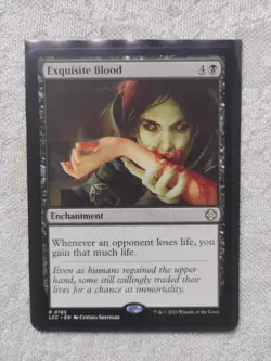 Magic: The Gathering Exquisite Blood Commander Rare Enchantment MTG - Image 1