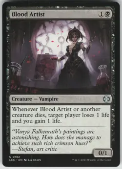 Blood Artist U Commander: The Lost Caverns of Ixalan 182 NM - Image 1