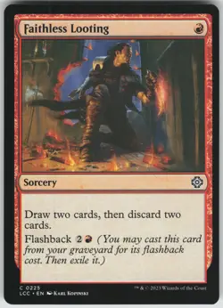 Faithless Looting C Commander: The Lost Caverns of Ixalan 225 NM - Image 1