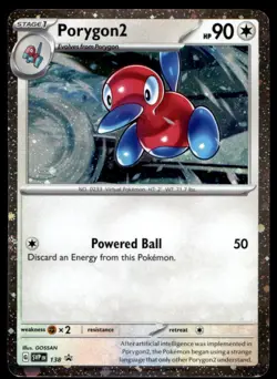 Porygon2 (Cosmos Holo) 138 Promo Scarlet & Violet Promo Pokemon Lightly Played - Image 1