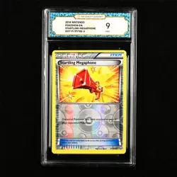 TQG 9 Mint 2014 Pokemon ENG Startling Megaphone #XY-FL 97/106 U - Image 1