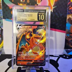 CGC Graded Charizard V & Mewtwo V Japanese Pokemon Holo VSTAR Universe Pokemon … - Image 1