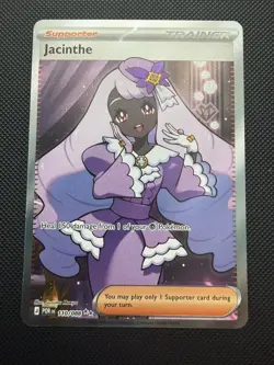 Jacinthe 110/088 Full Art Trainer Secret Rare NM Pokemon Card Perfect Order 2026 - Image 1