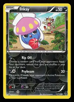 Inkay 41/108 Reverse Holo Common Roaring Skies Pokemon Card - Image 1