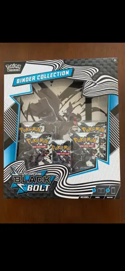 Pokemon Black Bolt Binder Collection (Sealed) - Image 1