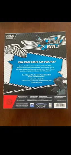 Pokemon Black Bolt Binder Collection (Sealed) - Image 2