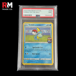 2020 Pokemon Futsal Sobble On The Ball 005/005 PSA 9 MINT - Image 1