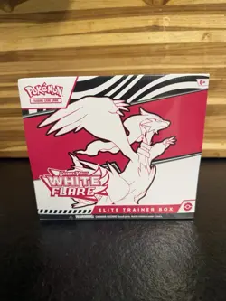 Pokemon TCG Scarlet & Violet White Flare Elite Trainer Box Reshiram 6+ - Image 1