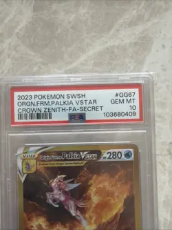 Pokemon Origin Forme Palkia VSTAR Secret GG67/GG70 Crown Zenith GEM MINT PSA 10 - Image 2
