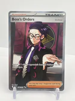 Pokemon TCG Boss’s Orders (Corbeau) 256/217 – Ascended Heroes Full Art Trainer - Image 1