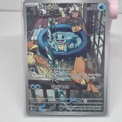 Squirtle 148/142 Illustration Rare Stellar Crown - NM/Near Mint - Pokemon TCG FA - Image 1