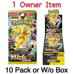 Pokemon MEGA Dream Ex Booster Packs X 10 no box m2a Japanese US SELLER IN HAND - Image 1