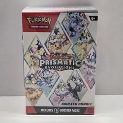 Prismatic Evolutions Booster Bundle Factory Sealed Pokemon TCG 6 Packs - Image 1